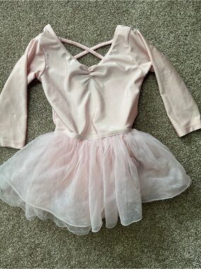 H&M Light Pink Long-Sleeve Ballet Tutu Dress